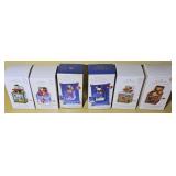(6) HALLMARK JACK IN THE BOX ORNAMENTS