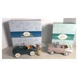 (2) HALLMARK METAL PEDAL CARS