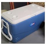 LARGE COLEMAN COOLER ROLLING 34 INCH