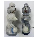 (2) BEAM POODLE DECANTERS