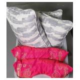 TOTE OF PILLOWS