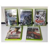(5) XBOX 360 GAMES (TITLES BELOW)