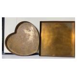 (2) COPPER DECORATIVE MOLDS
