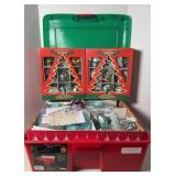 CHRISTMAS ORNAMENTS & RIBBONS, ORNAMENT BOX