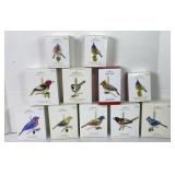 (11) HALLMARK BIRD ORNAMENTS