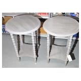 (2) SMALL LAMP TABLES