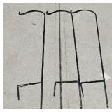 (3) SHEPHERD HOOKS