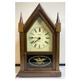 ETHAN ALLEN STEEPLE CLOCK