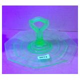 URANIUM GREEN TIDBIT TRAY