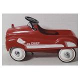 METAL PEDAL CAR FIRE CHIEF