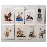 (8) HALLMARK KEEPSAKE ORNAMENTS