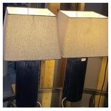 (2) MODERN LAMPS