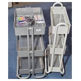 (2) SUPPLY CARTS