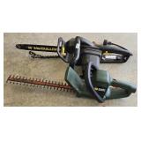 HEDGE TRIMMERS & CHAINSAW, ELECTRIC