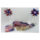 FOURTH OF JULY FLAGS & SPINNERS