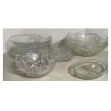 GLASS SERVING BOWLS & PLATES