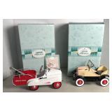 (2) HALLMARK METAL PEDAL CARS