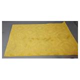 ARTISTIC WEAVERS YELLOW RUG 4 FT X 6 FT