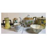 TEAPOT, CRACKER TIN, ROYAL WEDDING CUP