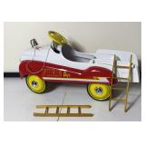 METAL PEDAL CAR FIRE DEPARTMENT 13 INCH