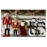 NUTCRACKERS, SNOWMAN, SANTA