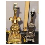 (2) VANITY LAMPS, NO SHADES