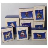 (8) HALLMARK KEEPSAKE ORNAMENTS