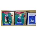 FRANK SINATRA, DEAN MARTIN, SNOWMAN ORNAMENTS