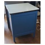 ENAMELED TOP WORK TABLE