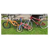 (3) HUFFY YOUTH BIKES