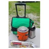 CROCK POT & ROLLING COOLER & MORE