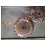 (2) VISION CORNING WARE PANS