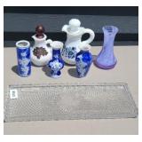 SMALL VASES, CRUETS & MORE