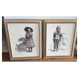 (2) BOY & GIRL PRINTS