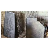 (2) DOG CAGES
