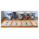 (5) TREASURES OF SHOGUNS MINI VASES (ALT LOC)
