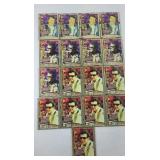 1970s METAL NASCAR COLLECTOR CARDS