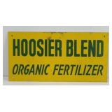 HOOSIER BLEND FERTILIZER METAL SIGN