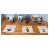 (6) TREASURES OF SHOGUNS MINI VASES (ALT LOC)