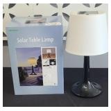 SOLAR TABLE LAMP W/ BOX