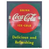 COCA COLA METAL SIGN