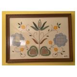 NEEDLEWORK ART 13 INCH X 18 INCH (ALT LOC)