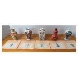 (5) TREASURES OF SHOGUNS MINI VASES (ALT LOC)