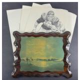 NFL 1980s FOOTBALL STAR PRINTS & MORE