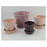 (4) McCOY PLANTERS