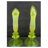 CANDLE HOLDERS W/ VASE INSERTS