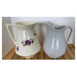 MEAKIN IRONSTONE PITCHER & WATER PITCHER (ALT