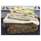 PALM TREE SHOWER CURTAIN, TOWELS & THROW