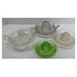 (4) GLASS JUICERS