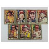 1970s & 1980s METAL NASCAR COLLECTOR CARDS
